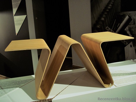 Norweski design stojak na gazety i stolik