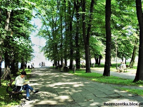 łódź Park im Legionów aleja lip