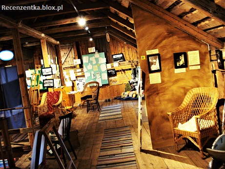 Astrid Lindgren wnętrze muzeum góra Szwecja Szkice Nordyckie blog